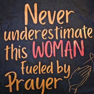 Black T-Shirt with Motivational Print